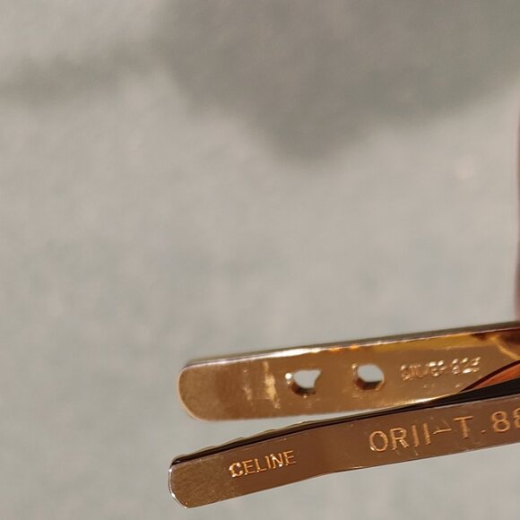 Celine Tie Clip Silver 925 stamped / Gold Plated - Picture 15 of 16